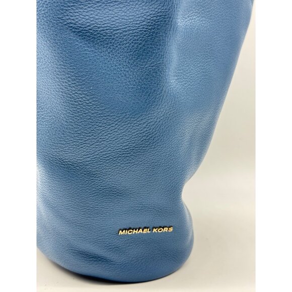 MICHAEL KORS Sonny leather medium hobo shoulder bag - Chambray Blue - Picture 6 of 10